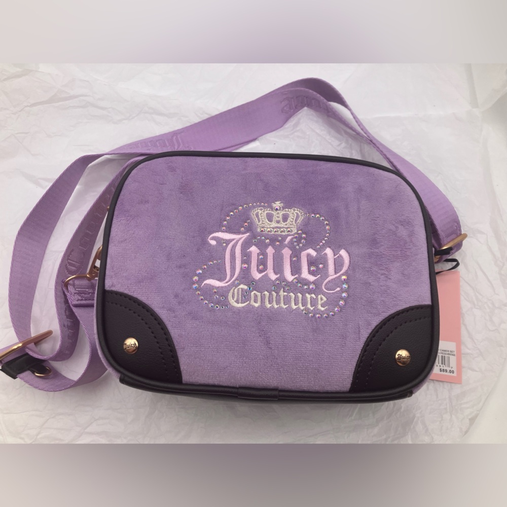 NWT ✨Juicy Couture Purple Backpack with Heart Accent